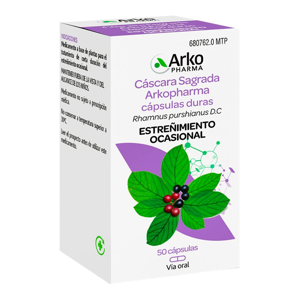 ARKOCAPSULAS CASCARA SAGRADA 50 CAPS