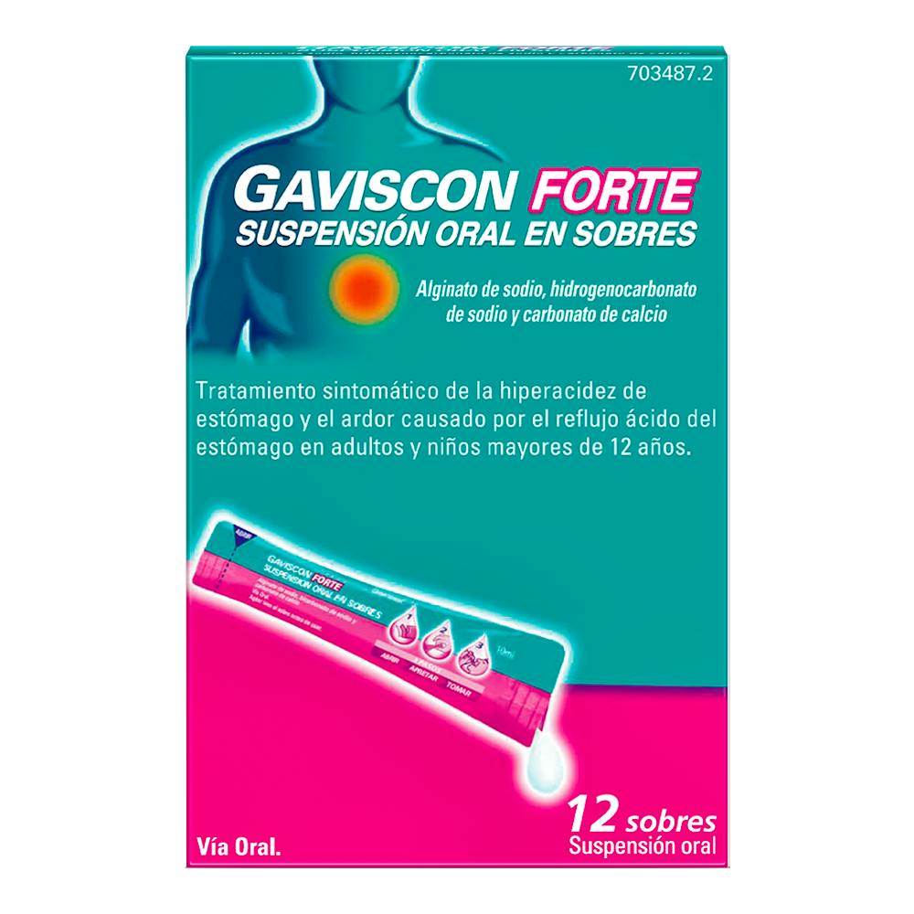 GAVISCON FORTE SOBRES 10X12