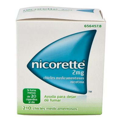 NICORETTE  2 MG 210 CHICLES