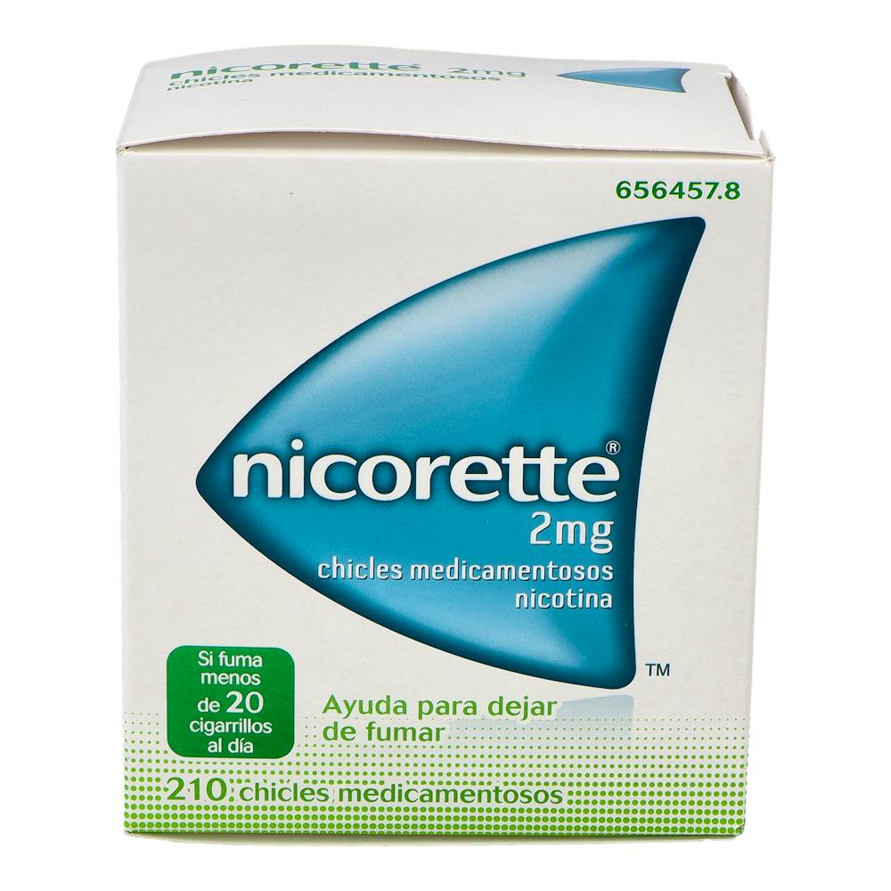 NICORETTE 2 MG 210 CHICLES