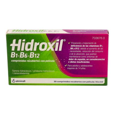 HIDROXIL B12 B6 B1 30 COMP