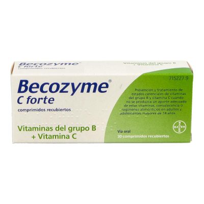 BECOZYME C FTE 30 GRAG