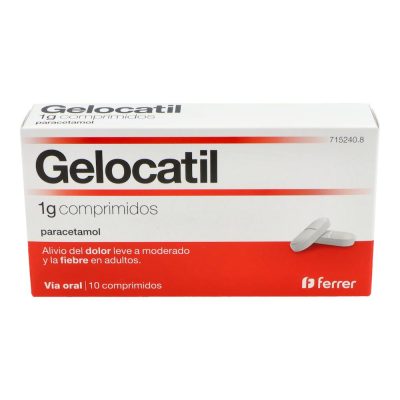 GELOCATIL 1G 10 COMPRIMITS