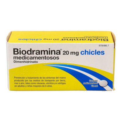 BIODRAMINA 12 CHICLES
