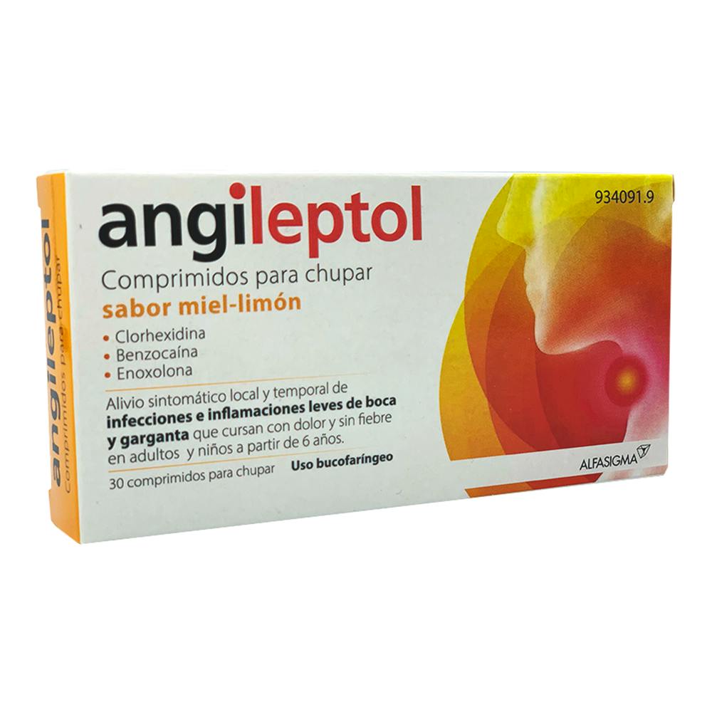 ANGILEPTOL MIEL-LIMON 30 COMP