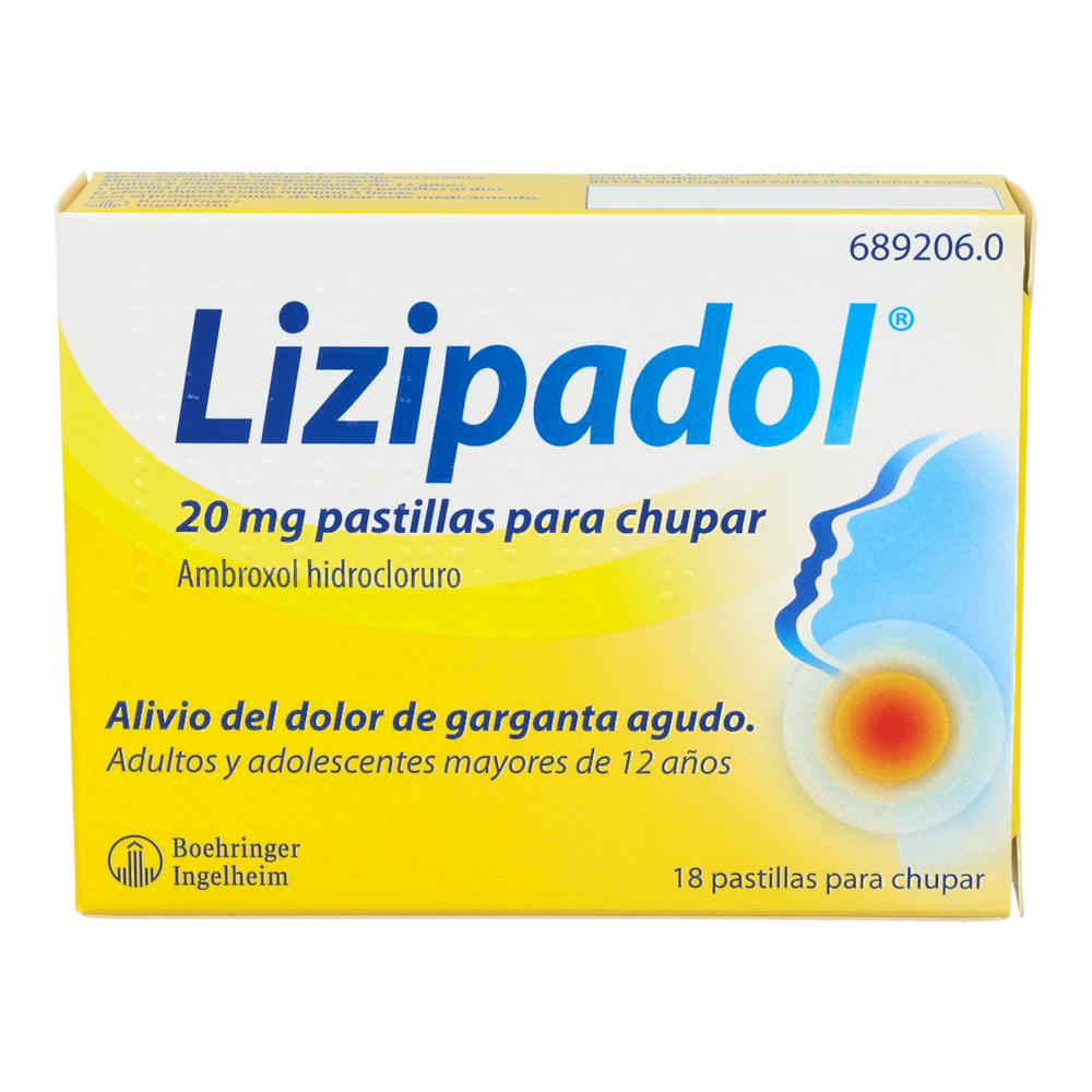 LIZIPADOL 20 MG 18 PASTILLAS